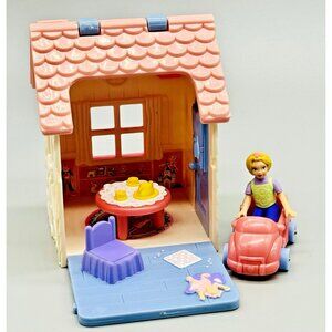 Fisher Price Sweet Streets Girls Club House Play Set Complete Power Wheels 2002